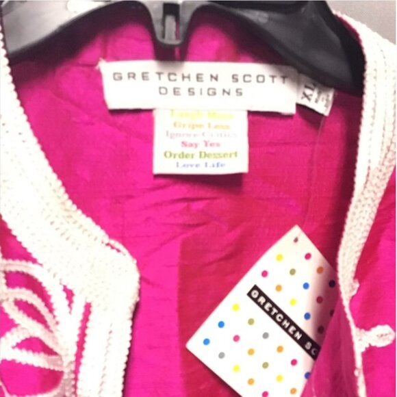 NWT Gretchen Scott Silk Jacket - Picture 4 of 7